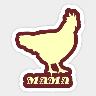 Mama Hen Sticker